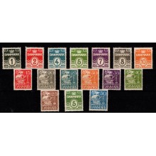 Danmark. Blandet lot. Ustemplet.